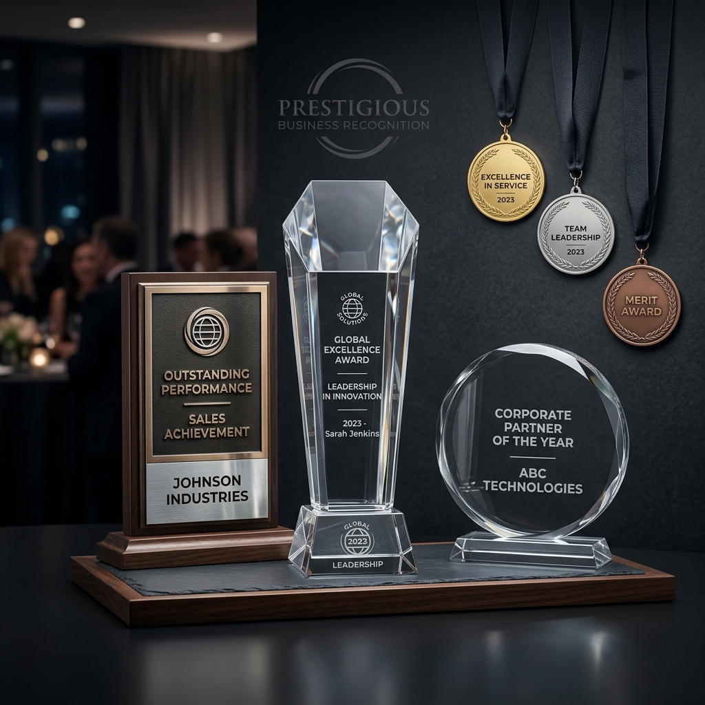 Kurumsal plaket ve madalya çeşitleri – lazer gravür